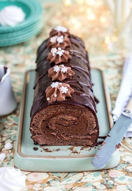 Chocolate Swiss roll