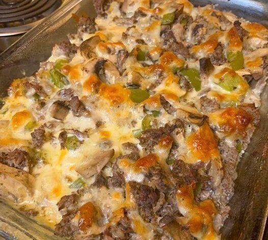 Keto Low-Carb Philly Cheese Steak Casserole – Keto Beginners
